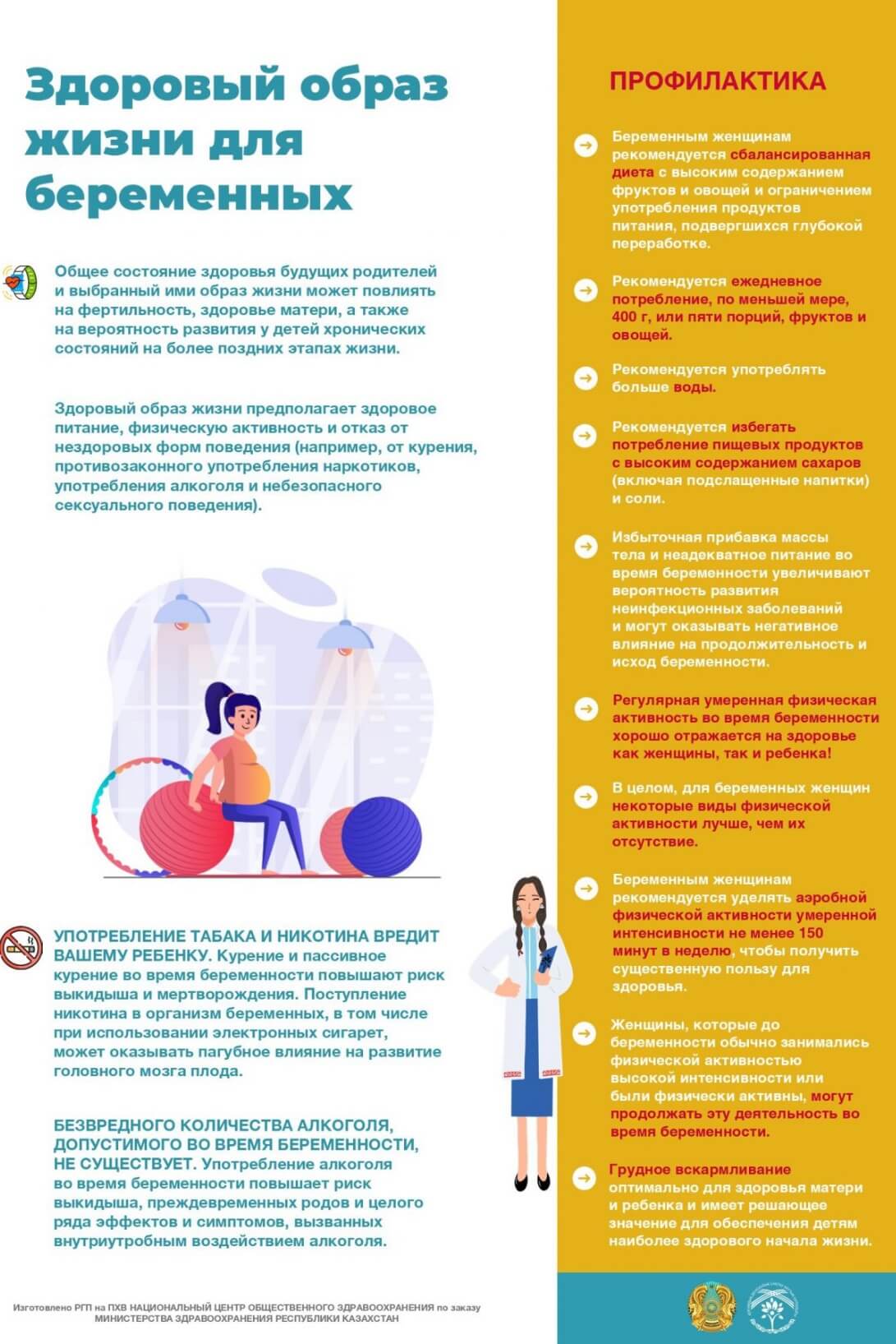Здоровый образ жизни для беременных